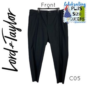 NWT L&T Black “Kelly Ankle” Slacks (C05)